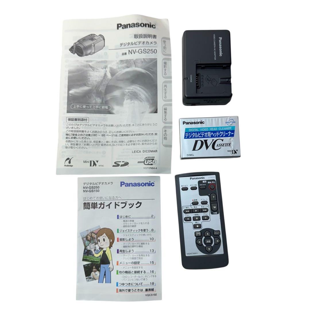 Panasonic　NV-GS250　MiniDV対応　ビデオカメラ