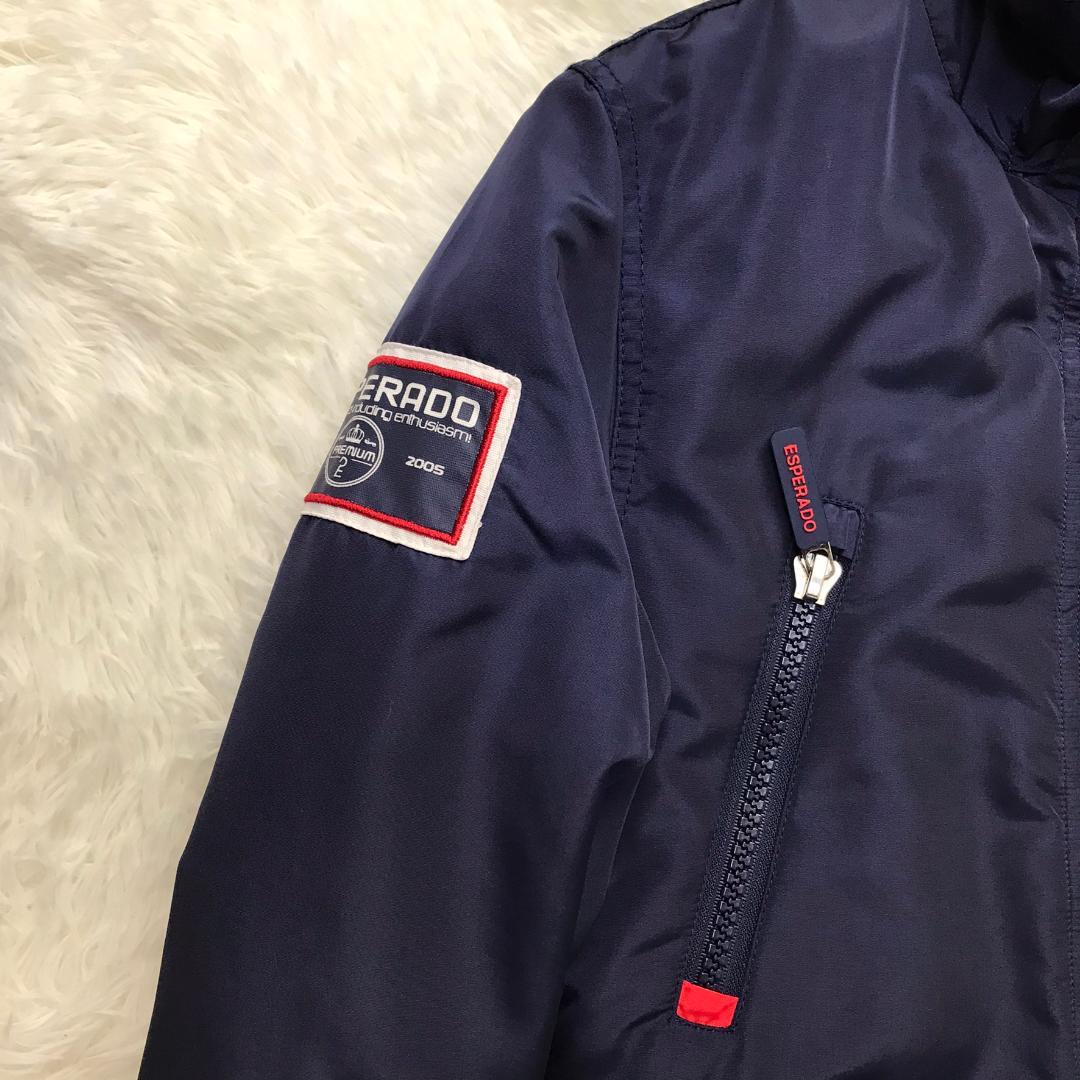 ESPERADO 中綿入りジャケット ドイツ 乗馬ブランド 袖口リブ ネイビー