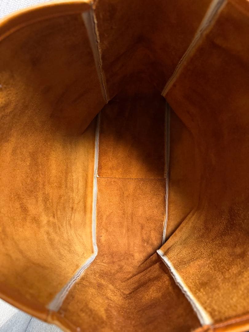 メ*ー様 超希少 70's エルエルビーン レザートート ラージ 筆記体