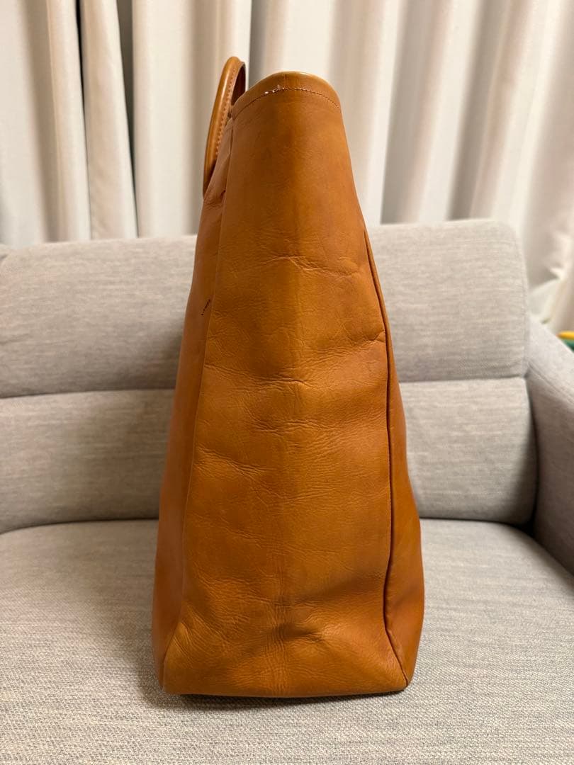 メ*ー様 超希少 70's エルエルビーン レザートート ラージ 筆記体