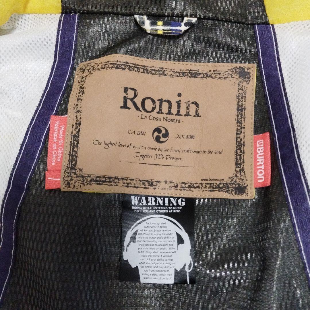 【美品】バートン　RONIN　スノボーウェア　ジャケット