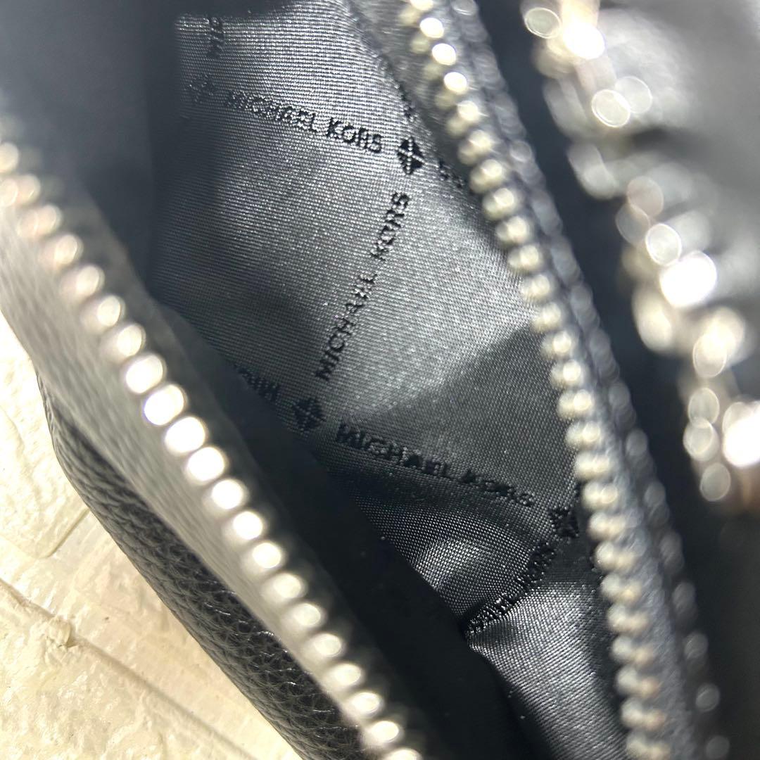 【極美品】マイケルコース レザーリュック 黒 A4