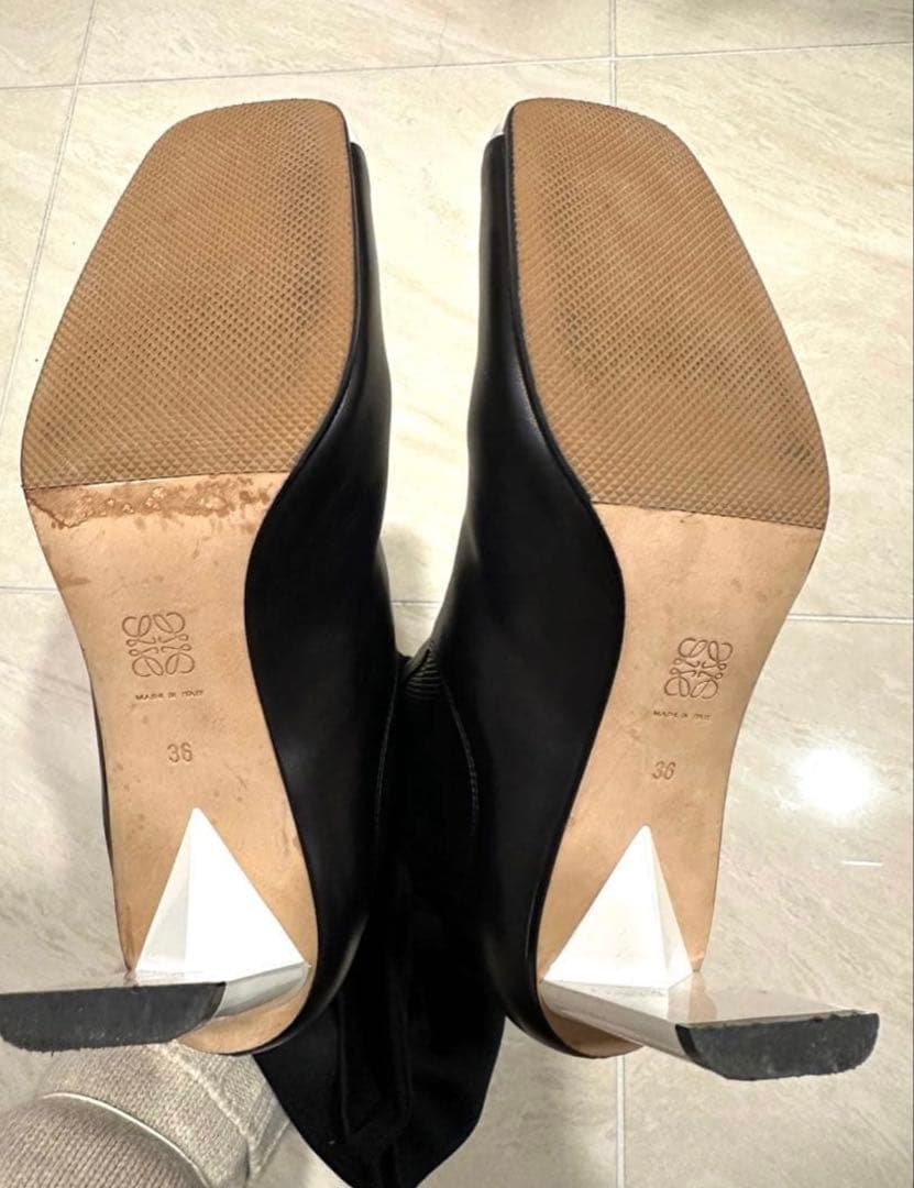 LOEWE ロエベ アナグラムショートブーツ 36