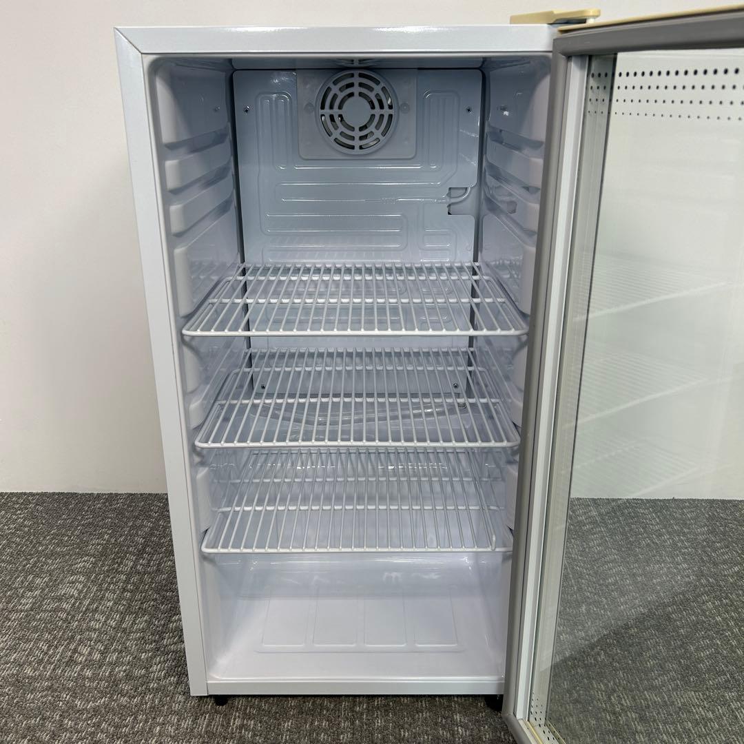 93業務用 冷蔵ショーケース オフィスコンビニ XW-105 左右開き 小型