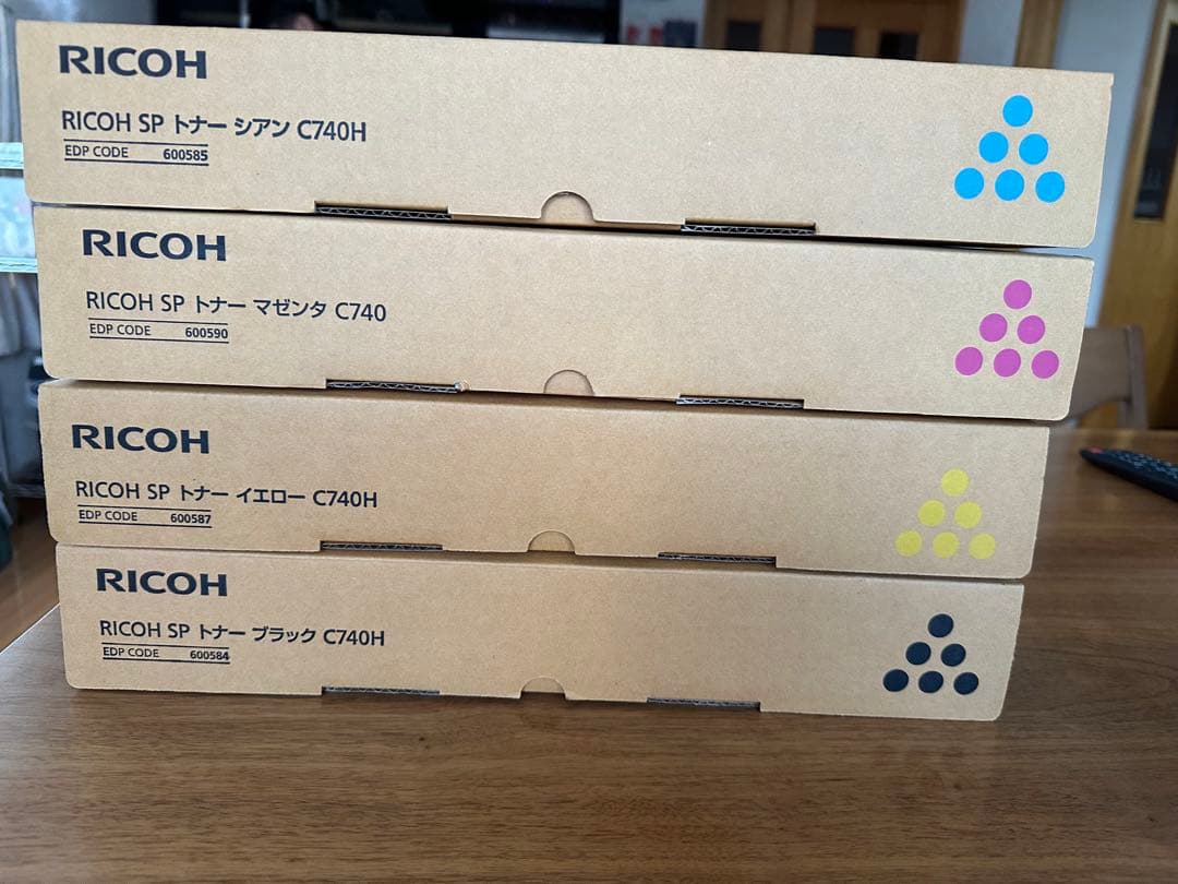RICOH SP C740H インクカートリッジ 4色セット