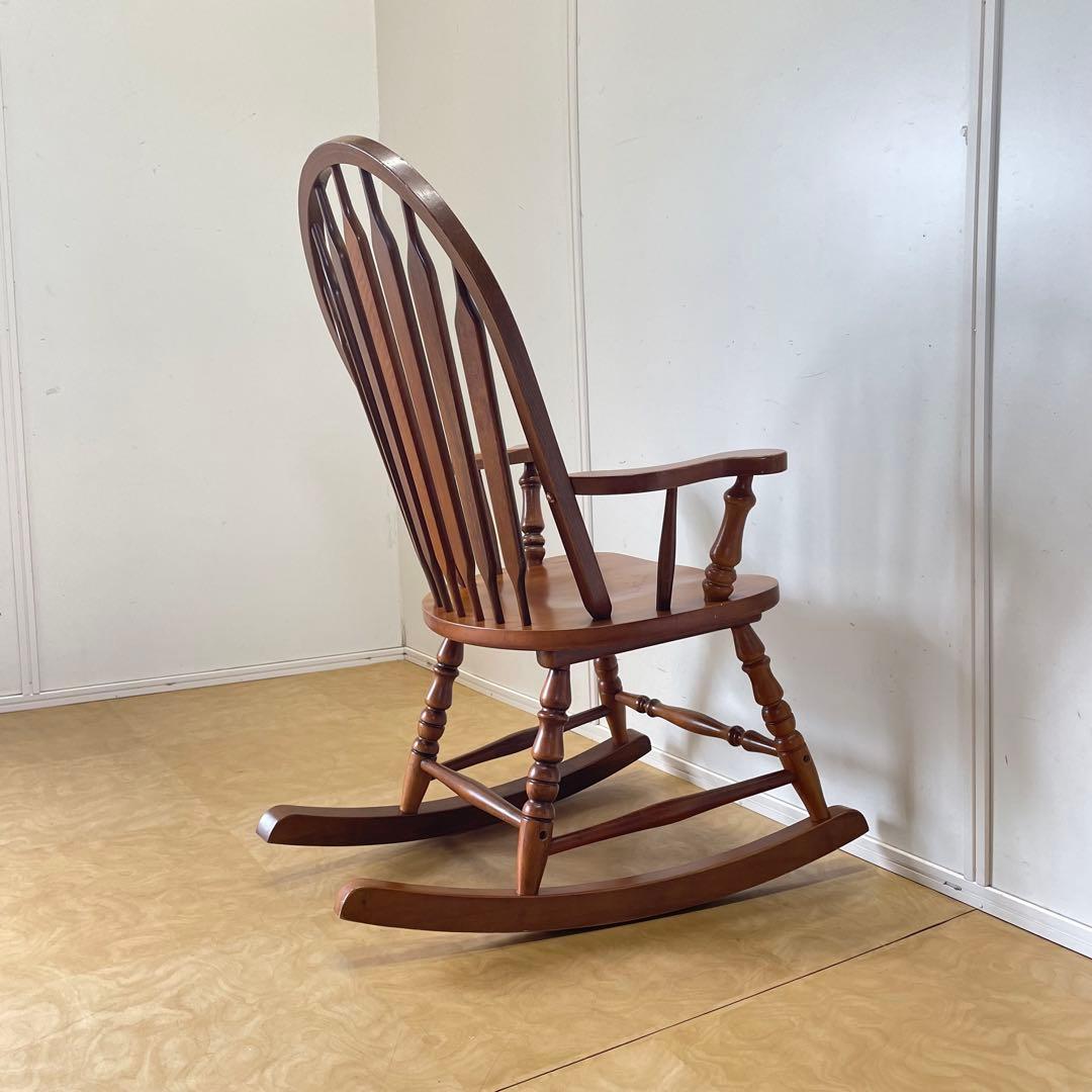 ロッキングチェア アームチェア 椅子 チェア 木製 ビンテージ カントリー