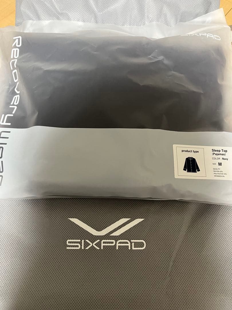 SIXPAD Recovery Wear Sleep Mネイビー パジャマ上のみ