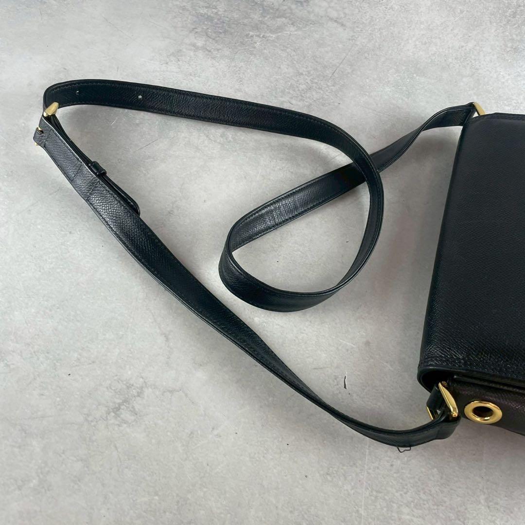 【極美品】ヴァレンティノガラバーニ メッセンジャーバッグ ショルダー ロゴ 黒