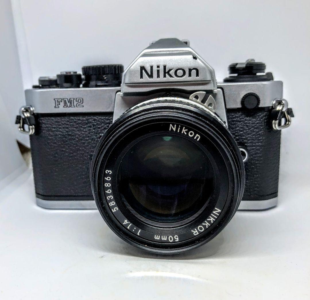 Nikon New FM2 Nikkor 50mm f/1.4付き　一眼レフ