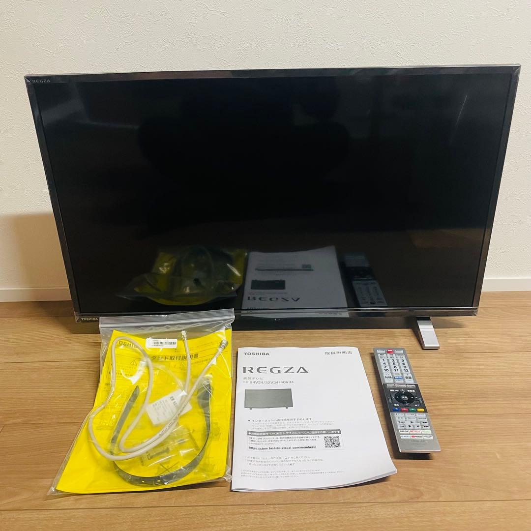 TOSHIBA REGZA 32V34 32型 液晶テレビ 2024年製