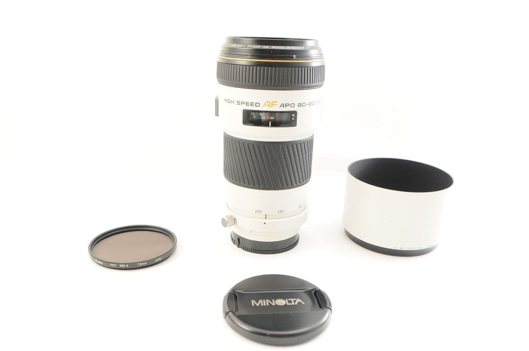 MINOLTA AF APO 80-200mm F2.8 HS｜フィルター付き