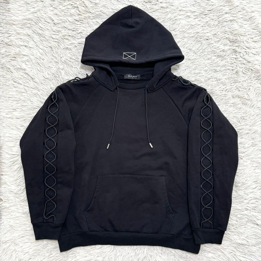 MLVINCE OVERSIZED DRESS SLEEVE HOODY 黒