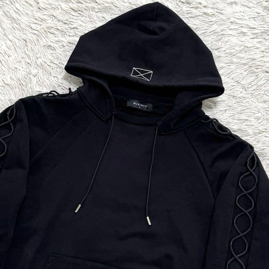 MLVINCE OVERSIZED DRESS SLEEVE HOODY 黒