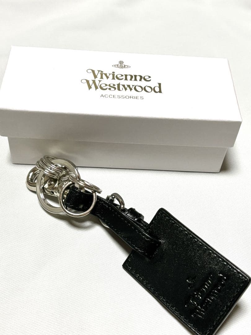 新品ヴィヴィアンウエストウッド ★キーリング キーホルダー ブラック