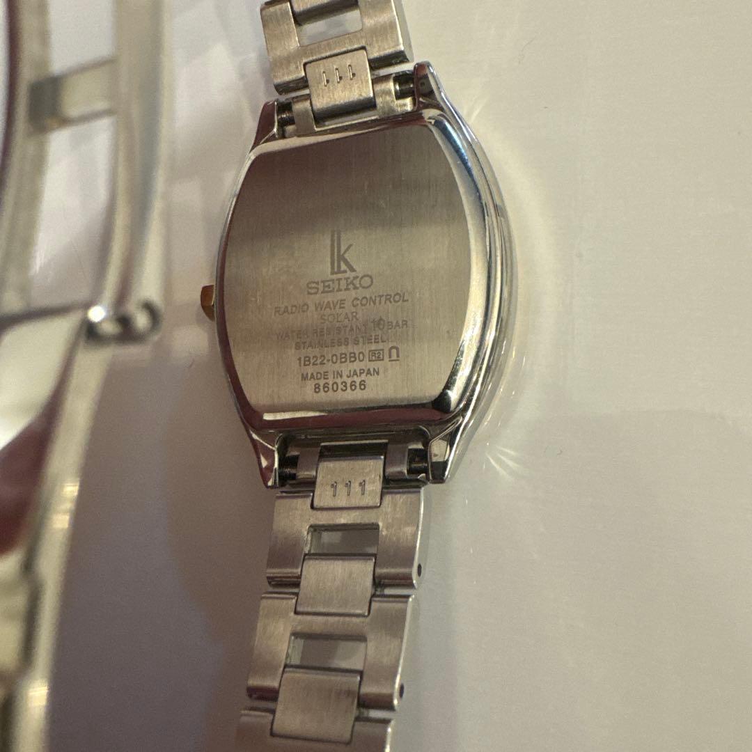 【日本製】SEIKO ルキア 腕時計 1B32 電波ソーラー　箱あり
