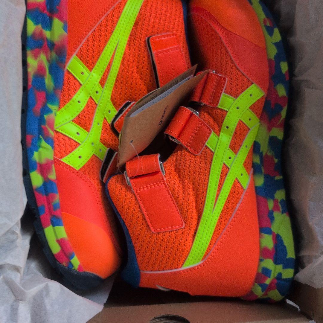 限定色asicsCP20326.0cm 安全靴　アシックス　ショッキングオレンジ