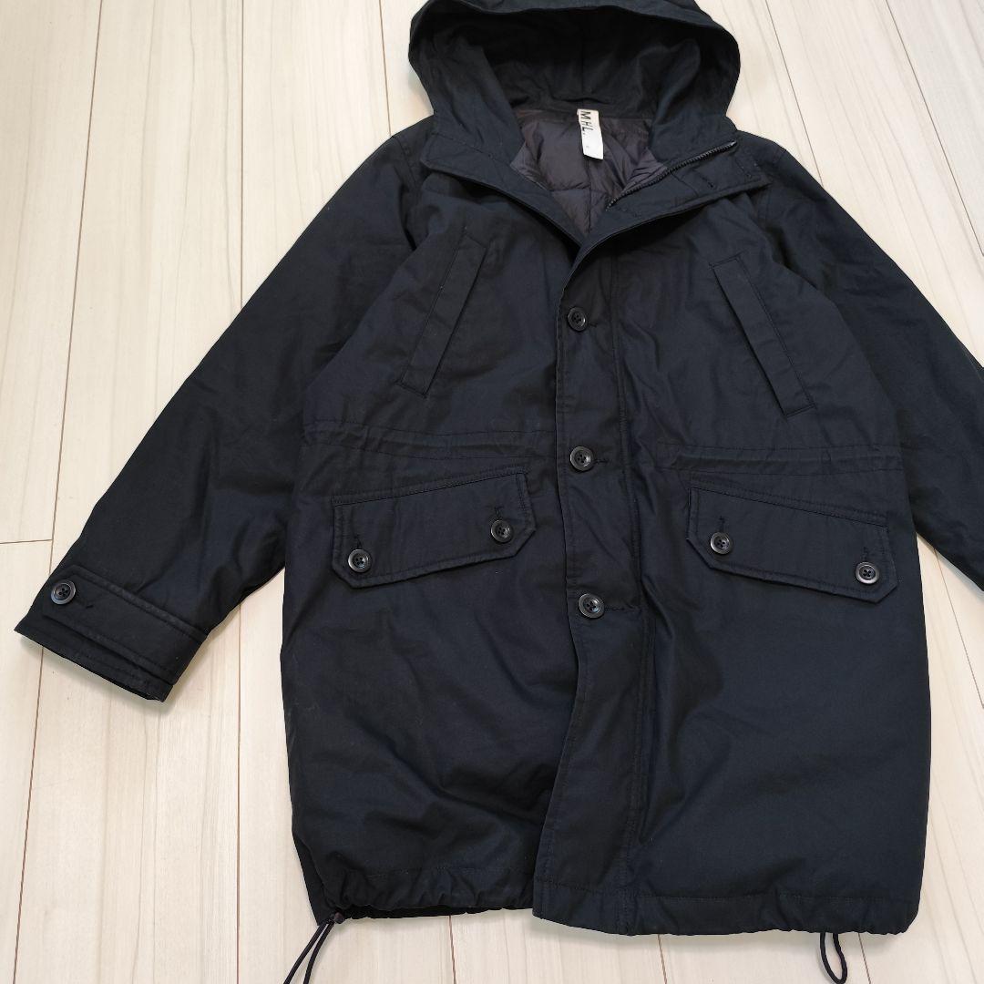 MHL. マーガレットハウエル N-3B型 ダウンモッズコート ブラック 2