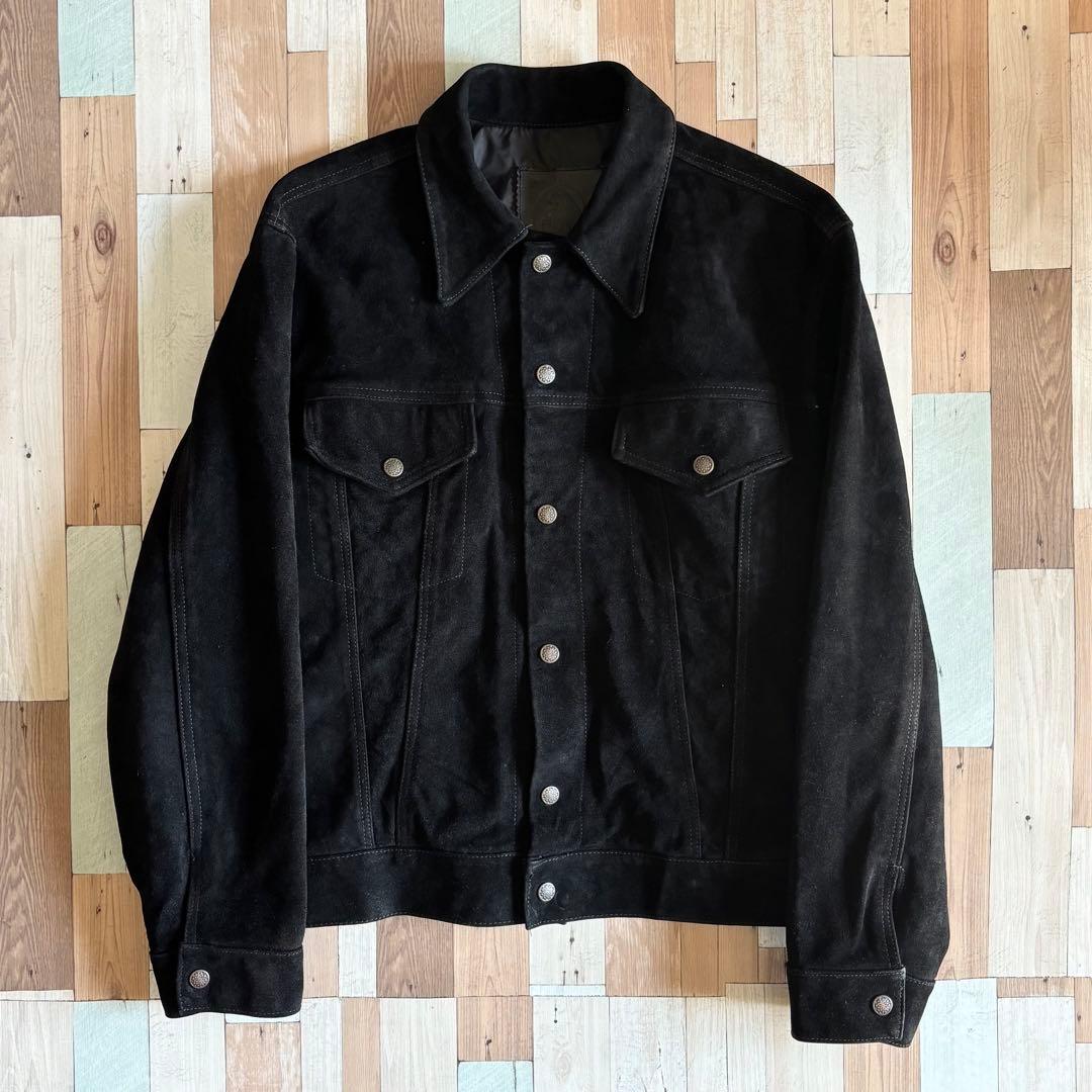 【希少】80s Golden Bear ブラックスエード トラッカージャケット