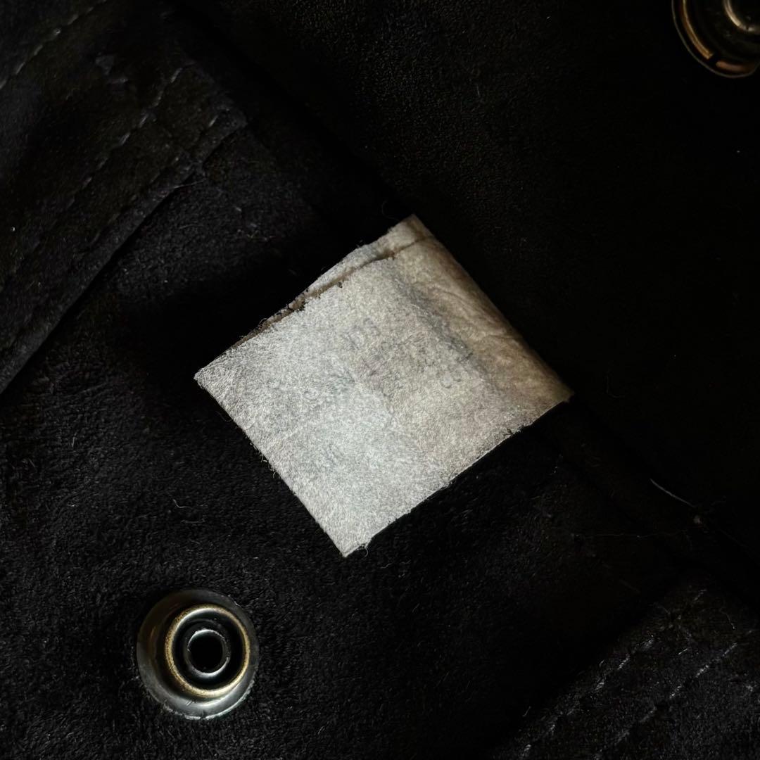 【希少】80s Golden Bear ブラックスエード トラッカージャケット