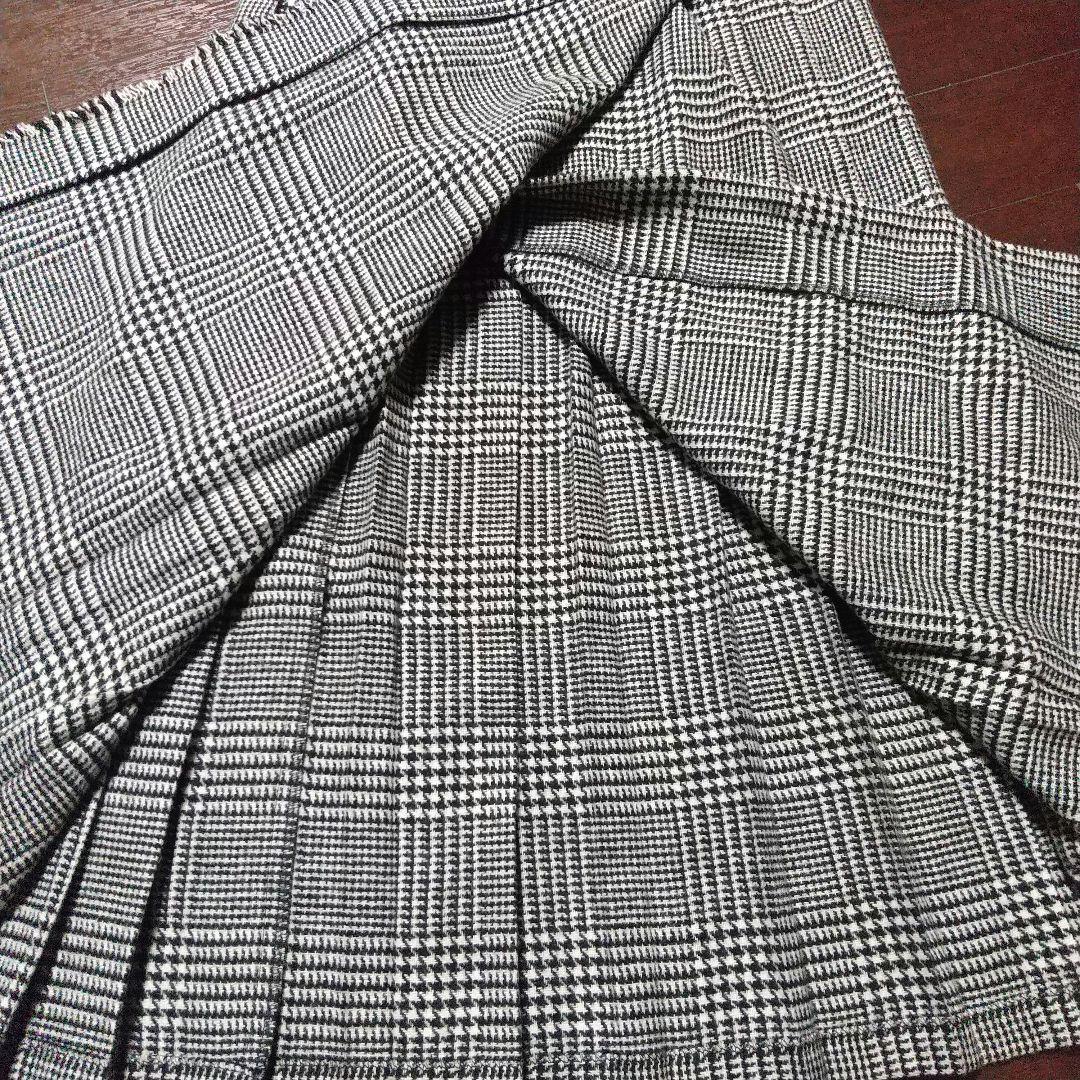 未使用O'NEIL of DUBLINキルトロングスカートツイードグレンチェック