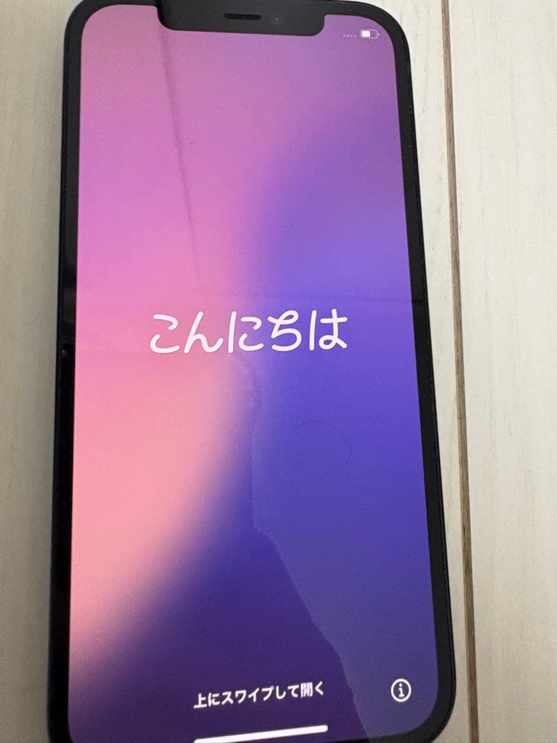 Apple iPhone 12 ブラック　カメラ撮影不可　 ジャンク品