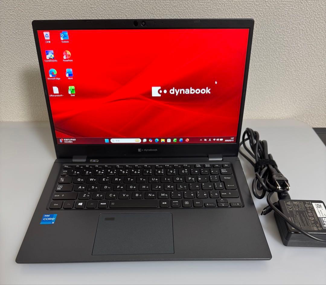 累積957h 東芝 G83/HS 8GB 256GB Office 指紋・顔認