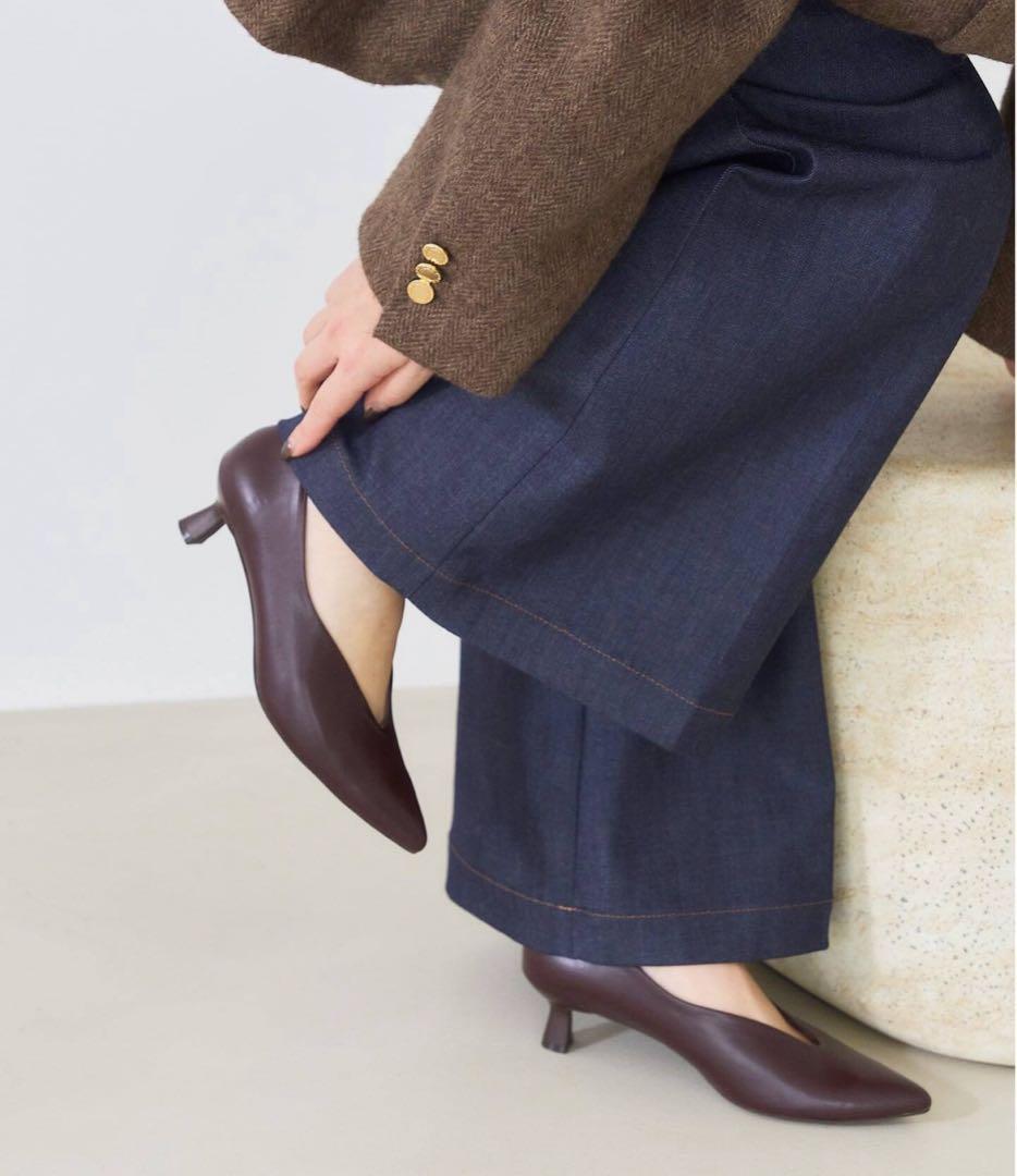 LE TALON ルタロン 4.5cmポインテッドハイバンプパンプス