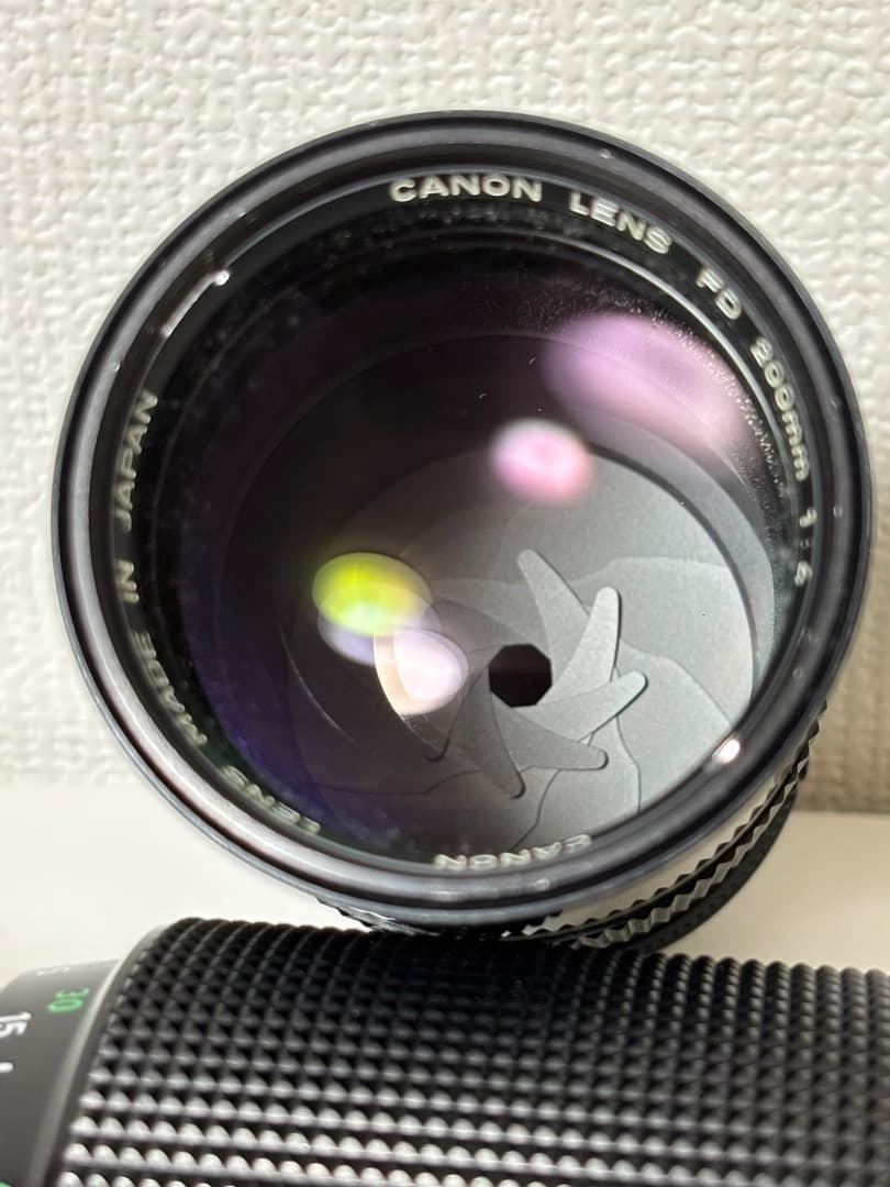 Canon AV-1 モルト交換済 FDレンズ５本