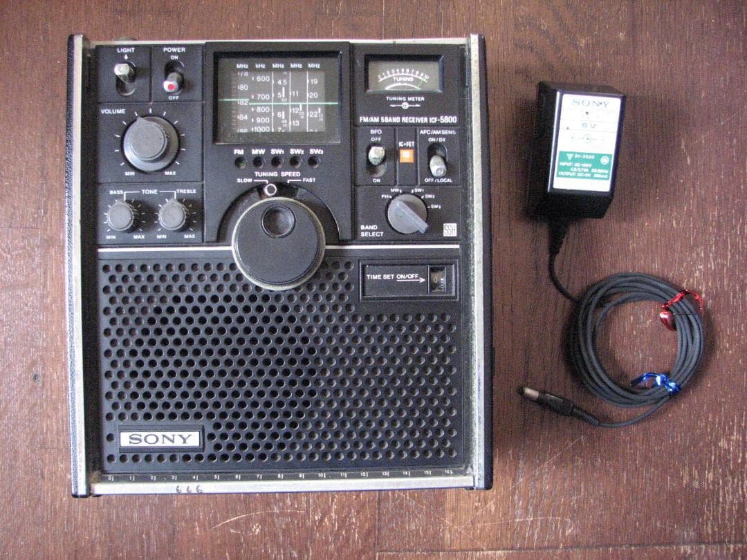 ラジオ・コンポ SONY ICF 5800 Sky Sencor