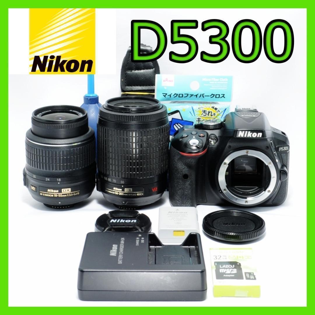 家族も風景写真も綺麗に❤️Nikon D5300✨ダブルレンズ スマホ転送