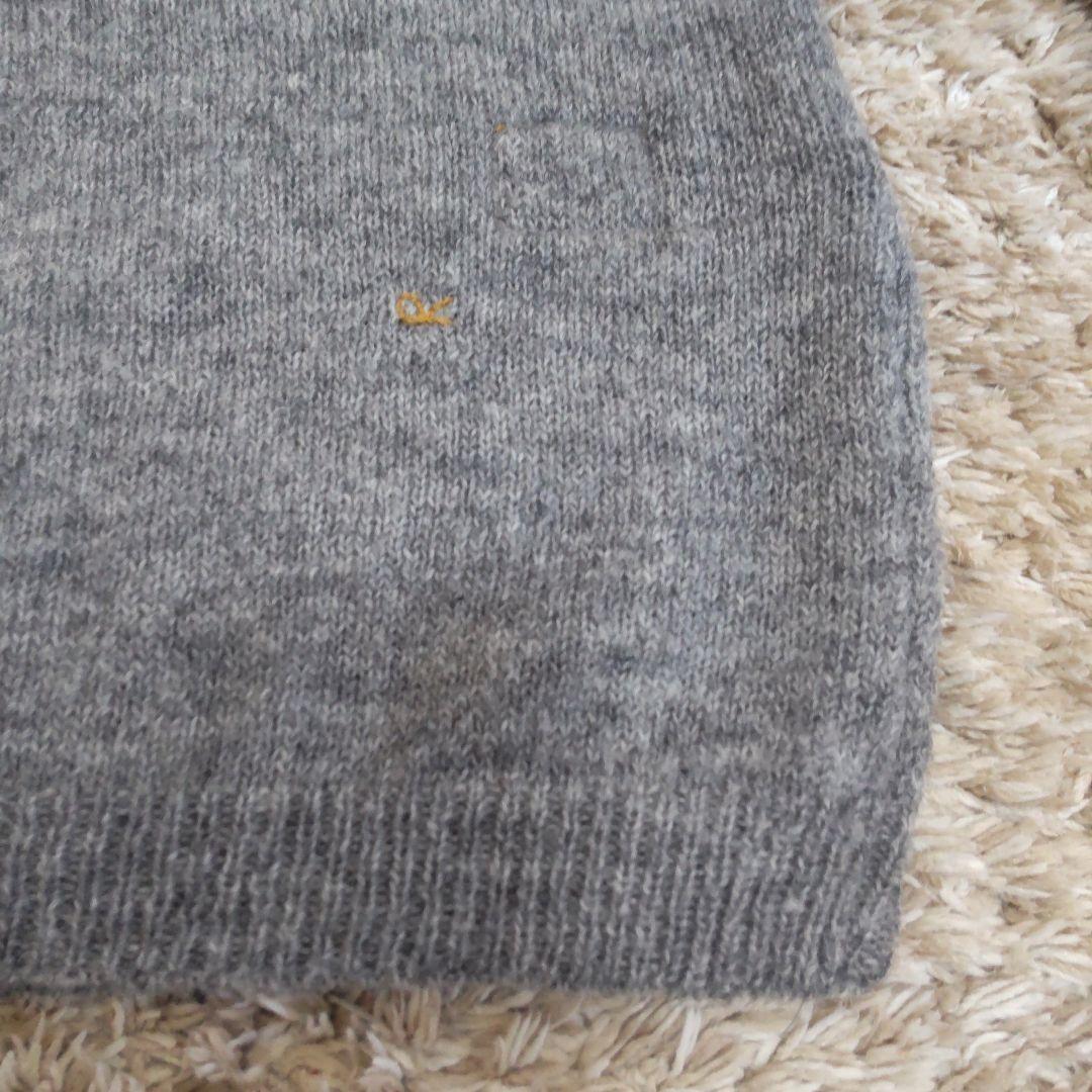 45R シェットランド超ガーゼBIGスリットセーター