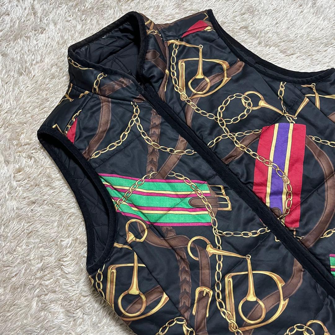 【レア】ラルフローレン エンブレム 馬具柄 リバーシブルベスト