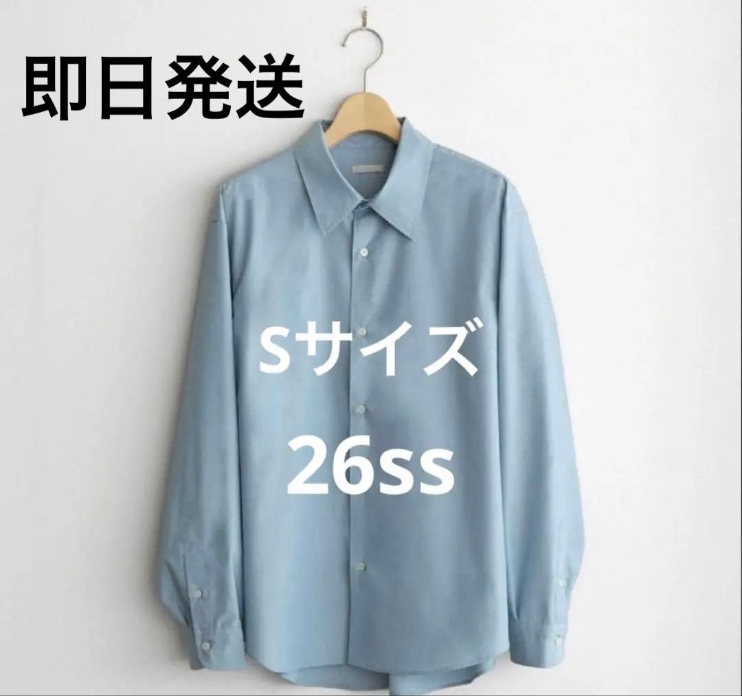 2026 SS MICRO SPAN BASIC SHIRT サックスブルー