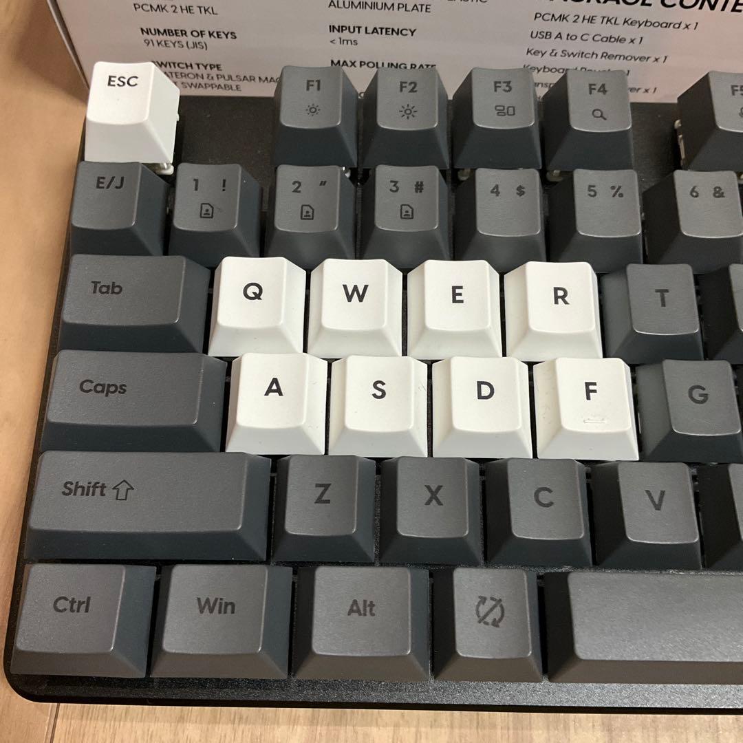 【美品】Pulsar PCMK 2 HE TKL 日本語配列キーボード