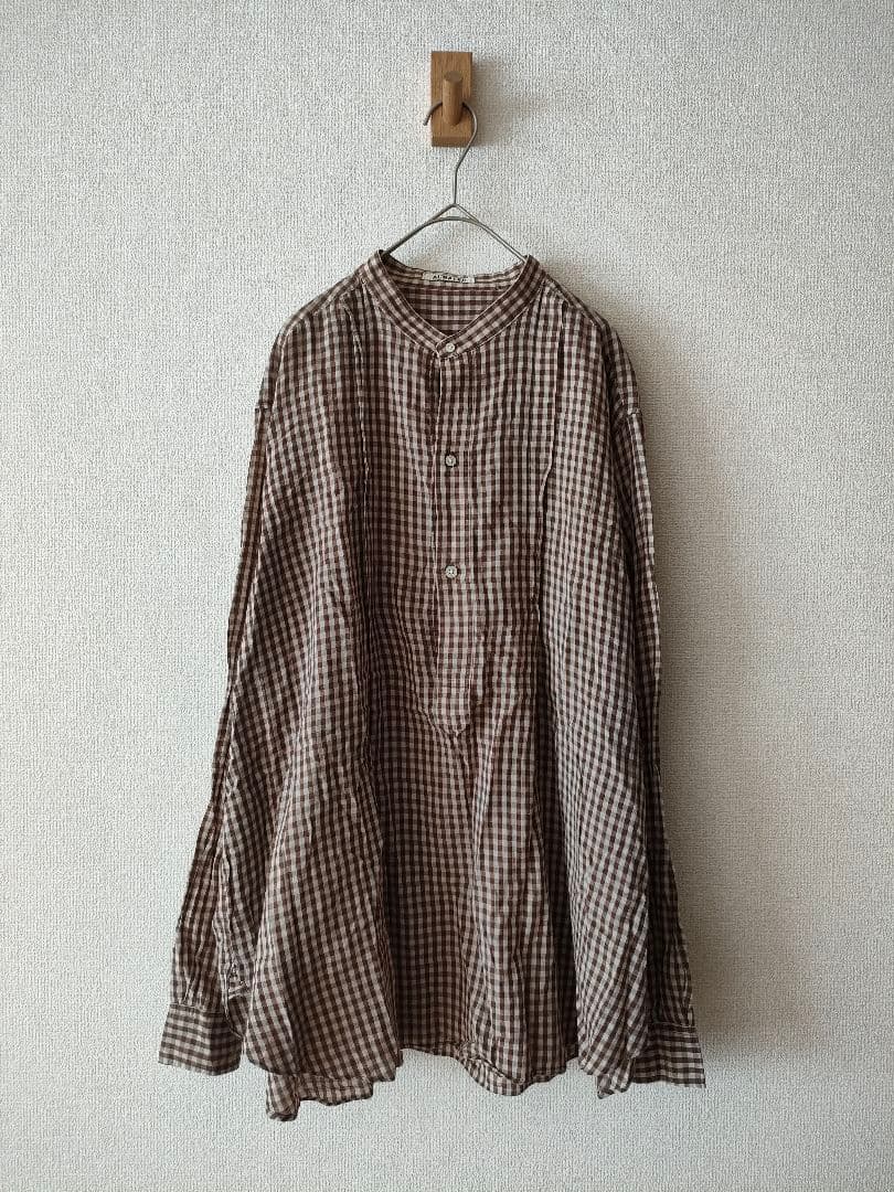 トップス A8SS01GC SUPER LIGHT CHECK BIG PULLOVER