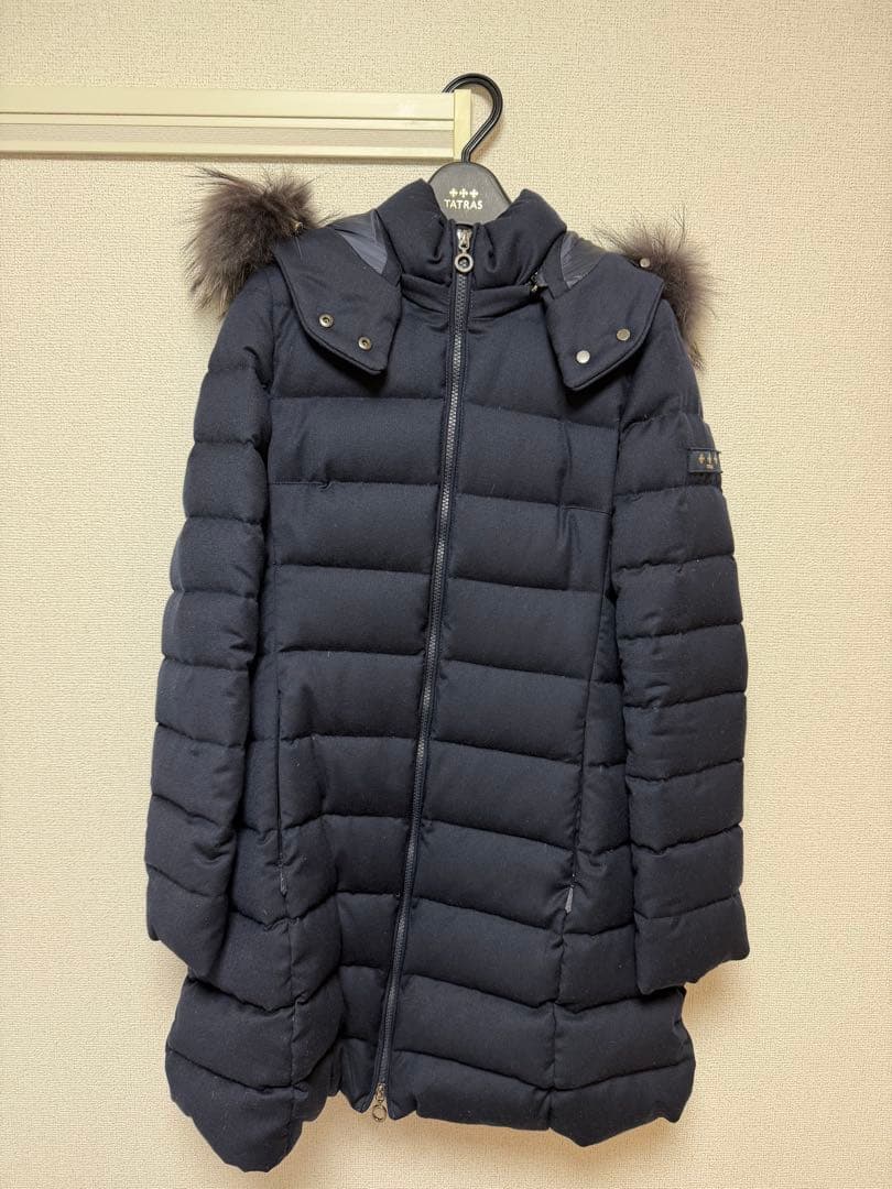 TATRAS ネイビー ロングダウンジャケット