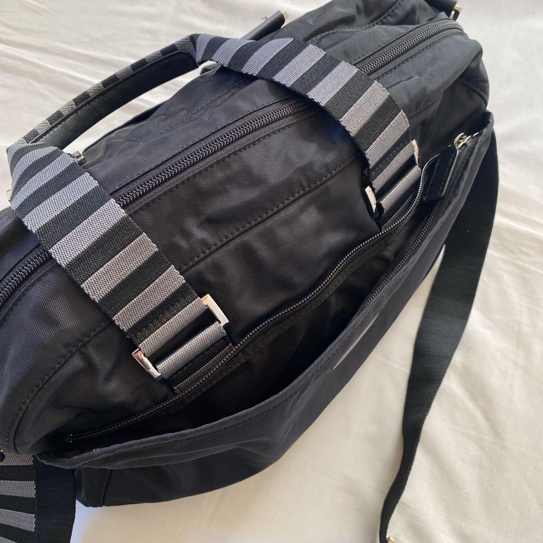 agnes b. VOYAGE ボストンバッグ 2wayナイロン 黒