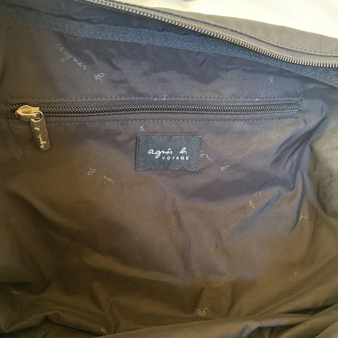 agnes b. VOYAGE ボストンバッグ 2wayナイロン 黒