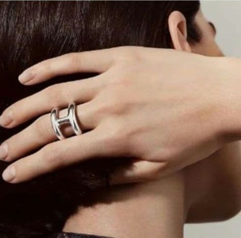 ♦超希少サイズ57号♦新品未使用♦エルメス オスモズ GMシルバーリング