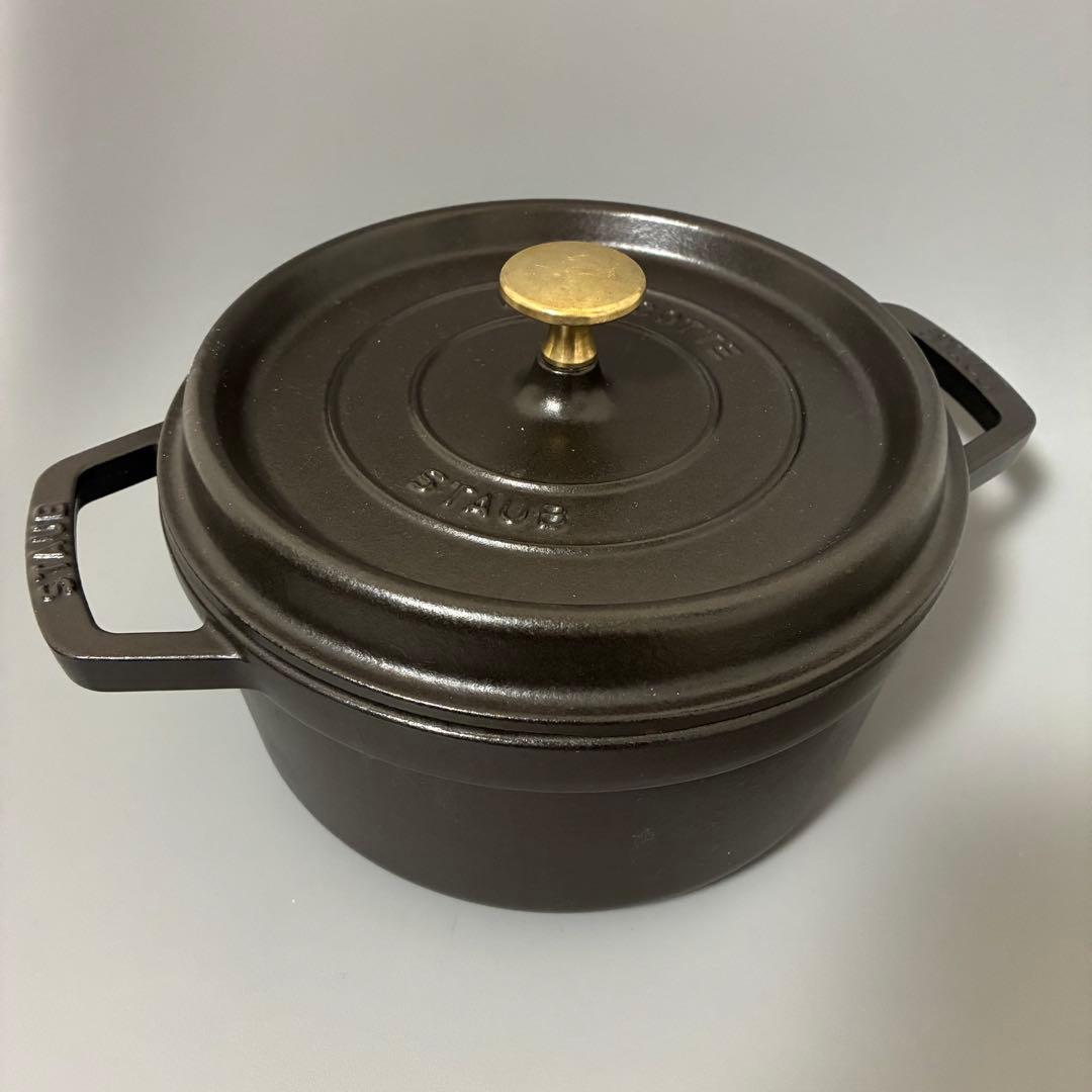 STAUB（ストウブ）ピコ・ココット ラウンド 22cm マットブラック