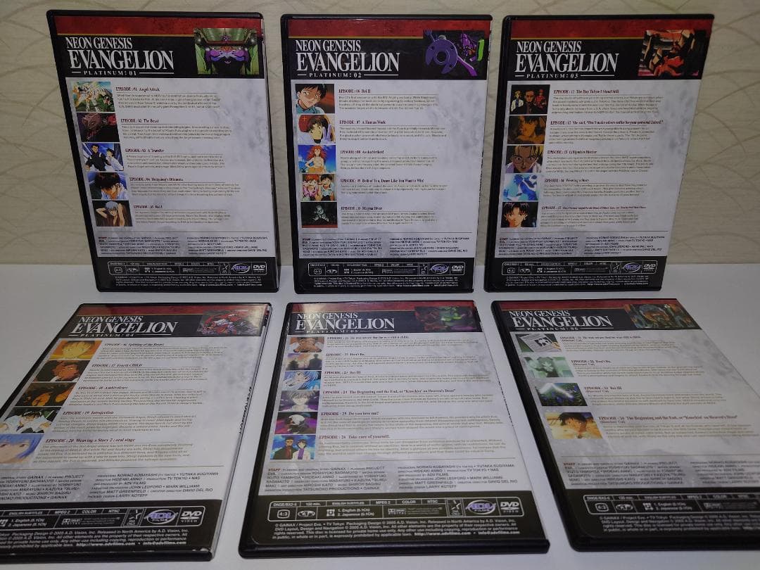 エヴァンゲリオン プラチナムコンプリート DVDBOX（6枚組） 北米版