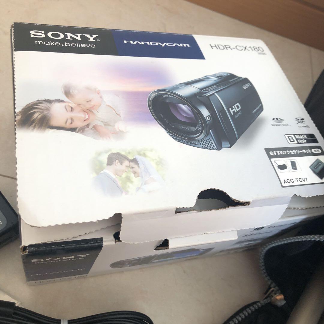 HDR-CX180 付属品付き