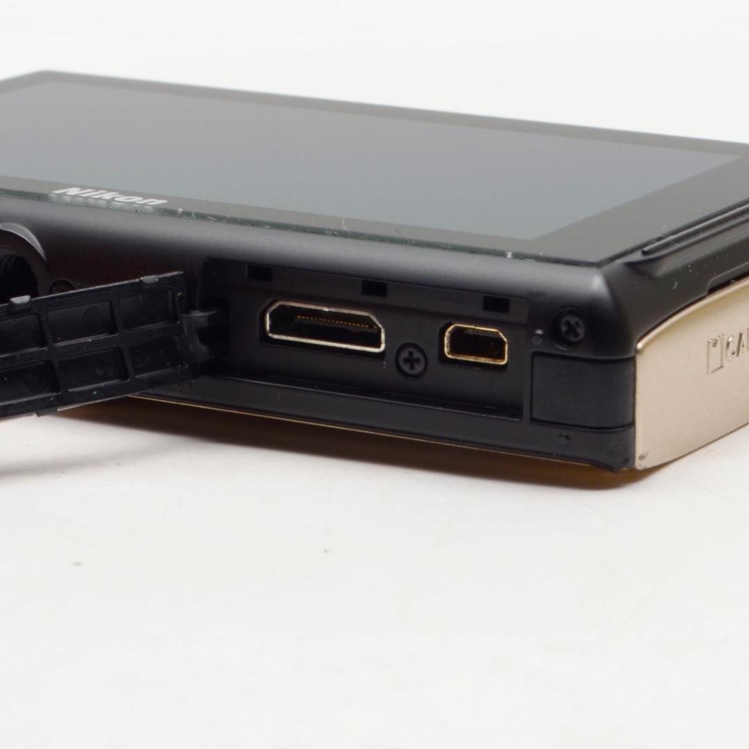 Nikon COOLPIX S100 ゴールド　コンパクトデジカメ　タッチ操作