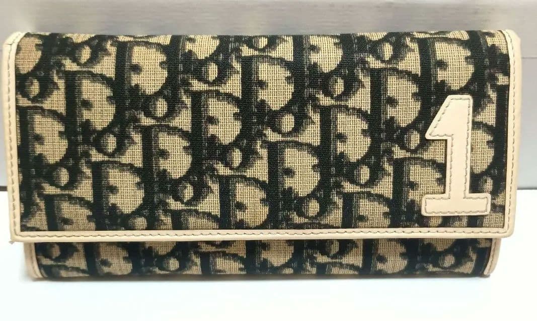 【お値下げ】【内装美品】クリスチャンディオール 長財布 PVC 1 総柄