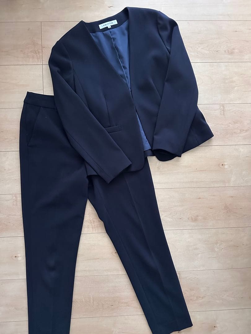 専用　ナチュラルビューティーベーシック　ネイビー　スーツセット　Sサイズ