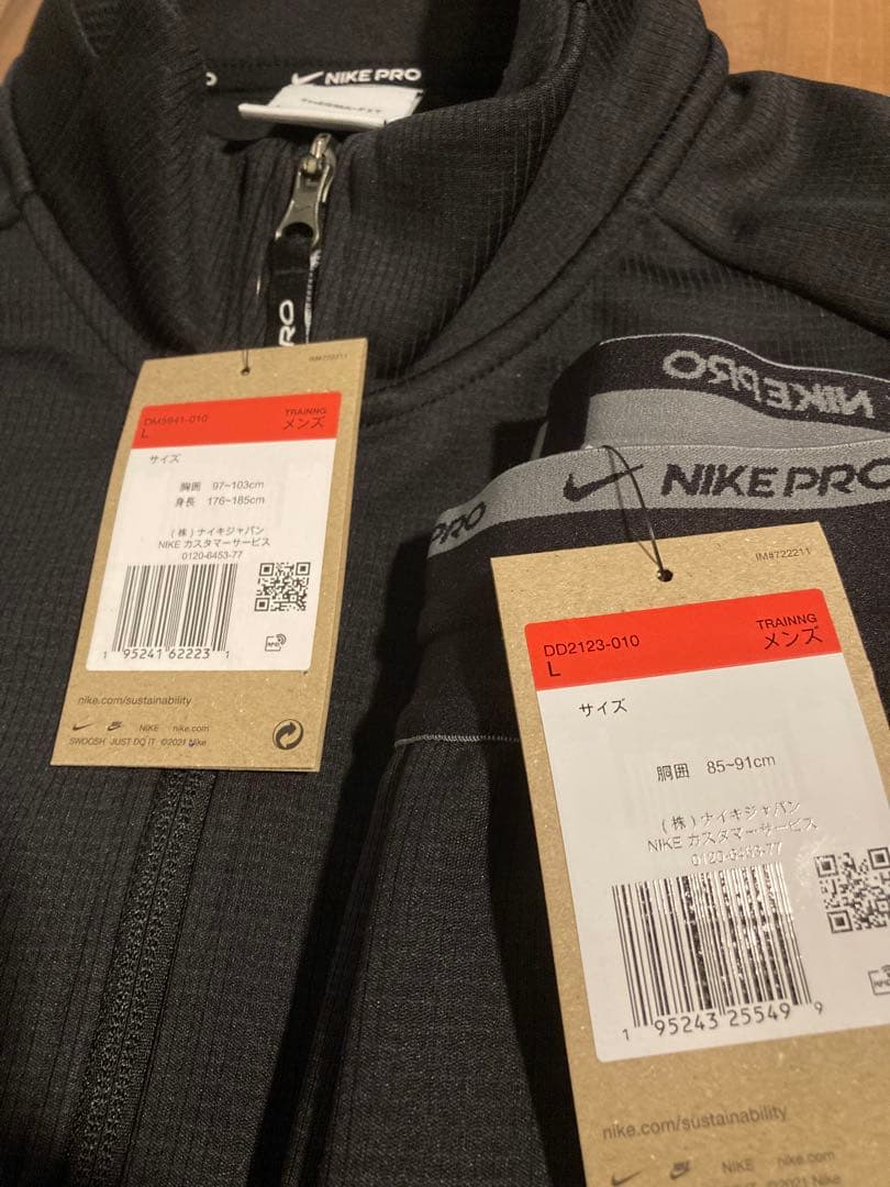 【新品】NIKEスウェットウェア ジャージ セットアップ　size Lブラック