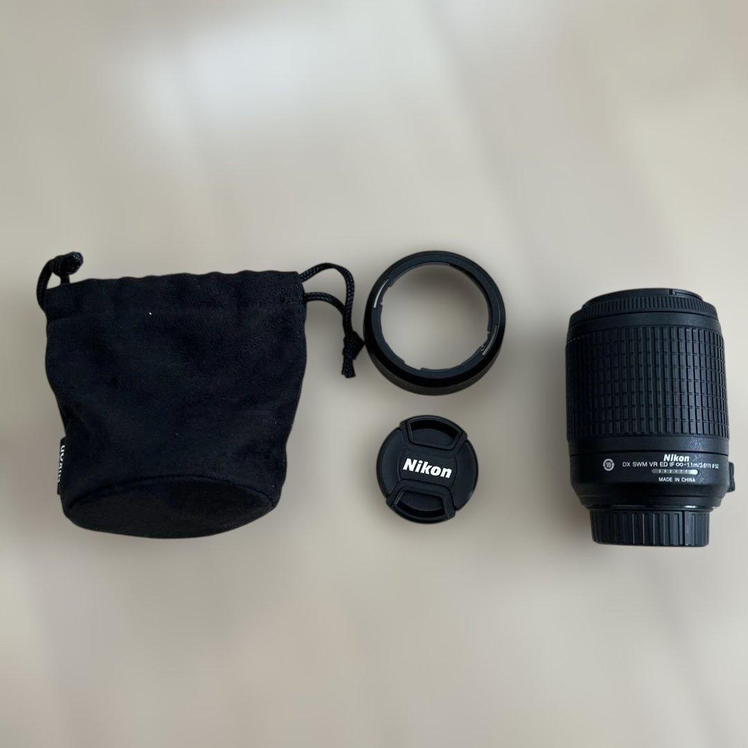 【美品】手振れ補正　Nikon AF-S 55-200mm VR 人気望遠レンズ