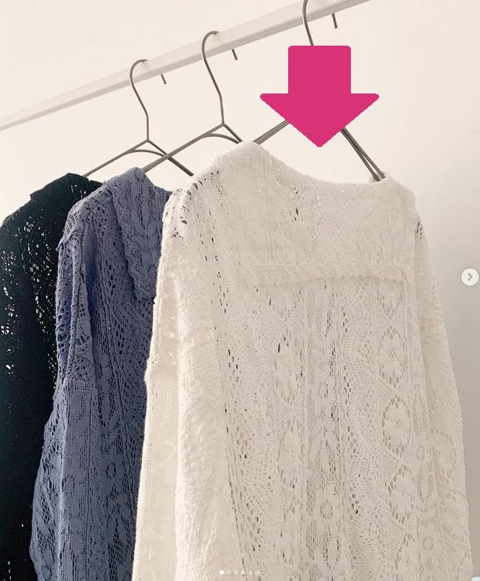 【完売 ツハル 新品】レースパッチワークセーラー襟ブラウス TSUHARU オフ