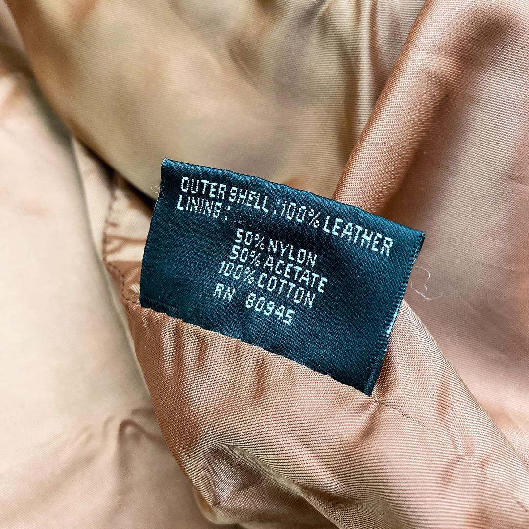 OLD STUSSY 紺タグ　スウェードレザージャケット ブラウン