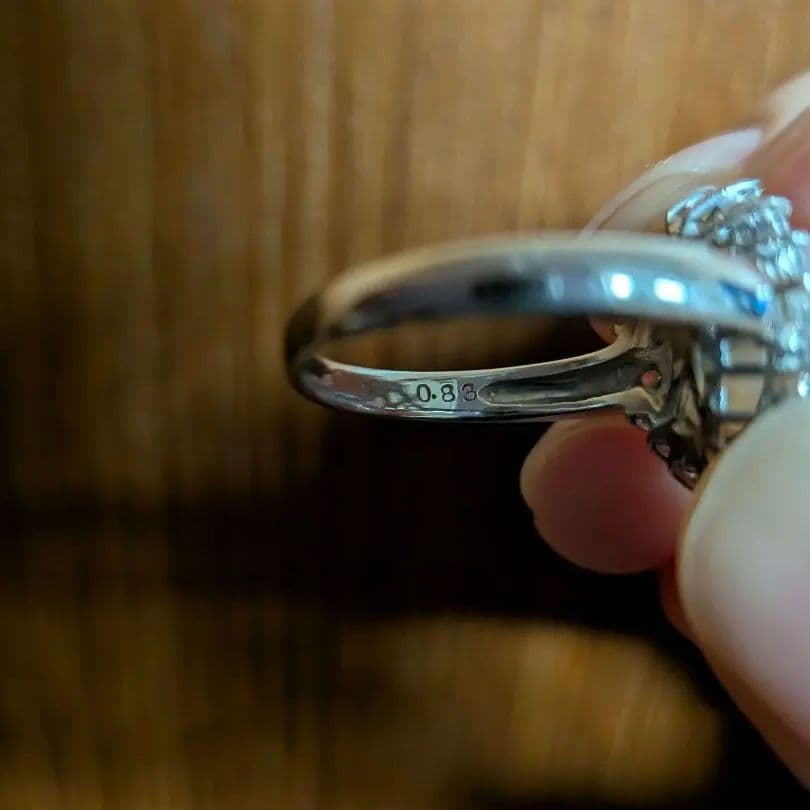 【プラチナ約5.37ｇ】花珠パール10mmプラチナダイヤリング